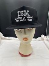IBM Odyssey of the Mind 1994 World Finals Black Snap Back Cap Hat Design... - £9.14 GBP