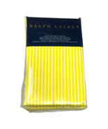NEW~ RALPH LAUREN *QUEEN EXTRA DEEP FITTED Sheet BENGAL STRIPE Yellow Sl... - £77.07 GBP