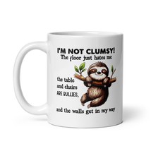 Funny Coffee Mug - I&#39;m Not Clumsy Just The Floor Hates Me The Tables And Chairs  - $17.08+