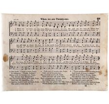 1865 When We Are 21 Victorian Sheet Music Small Page Rare Happy Voices P... - $14.99 1865 When We Are 21 Victorian Sheet Music Small Page Rare Happy Voices P... - $14.99