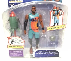 2021 Space Jam A New Legacy 5&quot; Lebron James With Acme Rocket Pack 4000 - £19.82 GBP