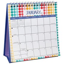 Desk Calendar for Year 2022 with Easel Back Stands, Desktop Calendar, De... - £5.36 GBP