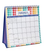 Desk Calendar for Year 2022 with Easel Back Stands, Desktop Calendar, De... - $6.71