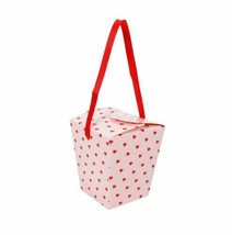 Lot of 5 Count Chinese Pink Red Hearts Takeout Boxes Valentine&#39;s Day Spr... - $5.59 CAD