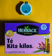 TEA KITA KILOS Herbacil † C/TLANCHALAGUA 25bags/bx &amp; GENTILAAX 50Caps† M... - $23.95