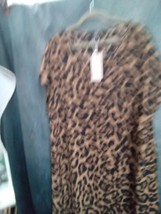 Emery Rose Womans Knee-High Cheetah Print Thin Dress Sz 3XL 9003ARE  - £11.50 GBP