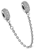 Jewelry Pave Inspiration Safety Chain Cubic Zirconia - £209.62 GBP
