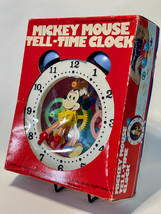 Vintage Mickey Mouse Tell-Time Clock by Concept 2000 - £39.16 GBP