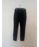 Rue21 Skinny Denim Jeans Women&#39;s Size 2 Black Mid Rise Dark Wash Cotton ... - $9.00