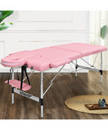 Giantex 84&quot;L Portable Massage Table Adjustable Salon Spa Bed w/ Carry Ca... - $213.99