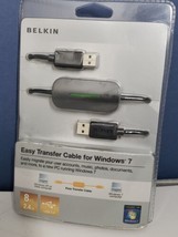 BELKIN Easy Transfer Cable for Windows 7 USB 2.0 8ft /2.4m New Sealed PC Adapter - £9.31 GBP