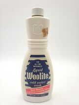 Vintage Liquid Woolite Cold Water Wash Plastic Bottle 16oz PROP 60% Full - $13.49