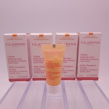 LOT OF 4 Clarins Daily Energizer Cream Radiance Boosters .1oz ea - £9.45 GBP