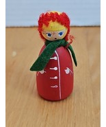 Vintage Dansk Soljd Danish Odense Denmark Handcrafted Wooden Figurine - $51.29 CAD
