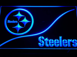 Pittsburgh Steelers LED Neon Sign Hang Signs Wall Home Decor Craft  - £20.59 GBP+