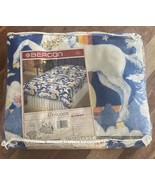 VINTAGE BEACON UNICORNS - CASTLES - RAINBOWS BLANKET TWIN / FULL 72 X 90... - $52.13 CAD