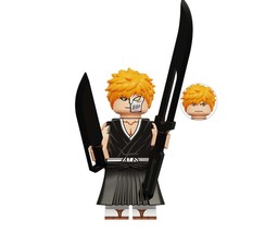 YY Minifigure Building Custom Ichigo Kurosaki V3 Cartoon TV Show Anime Bleach - $6.50