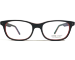 Miraflex Niños Gafas Monturas Arian Black / Red Rectangular Full Borde 4... - $74.43