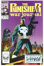 The Punisher War Journal 8 VFNM 9.0 Marvel 1989 Copper Age Damage 1st Jim Lee Ar - £4.74 GBP