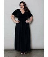 Sexy SWAK Designs Classic Maxi Party Dress, Glam Plus, Black, Eggplant o... - £39.16 GBP
