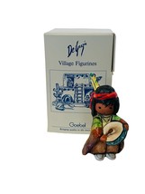 DeGrazia Goebel Hummel Figurine vtg Germany native box 1985 drum village signed - £39.40 GBP