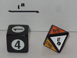 Screenlife 007 Edition Scene it DVD Board Game Replacement Set of 2 Dice - $4.90
