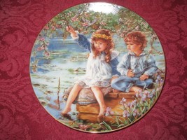 Sandra Kuck Collector Plate Patience Hearts And Flowers Series - £12.08 GBP