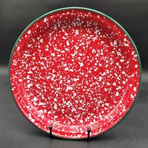 New Robert Stanley Pine Lodge  Enameled Metal Deep Dish Dinner Plate 10.... - $9.89
