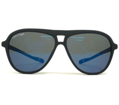 Chris and Craft Sunglasses CF 3008 01PNY4 Matte Black with Blue Lenses 5... - $140.04