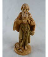 Vintage figure man with staff shepherd 142 Depose Italy Fontanini 5&quot; - $20.33 CAD