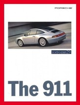 1996 Porsche 911 Vintage Color Sales Brochure Saver - Excellent Original - Usa! - £18.85 GBP