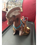 Arnel&#39;s Ceramic Trojan Parade Horse Colorful Mid Century Vintage - $2,905.60 MXN