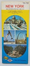 Vintage Sunoco Sun Gas  Oil DX Road Map - New York Metropolitan - €7,75 EUR