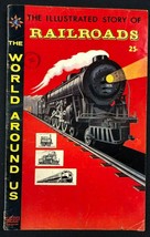 RAILROADS The World Around Us #4 (12/1958) Classics Illustrated VG+ - £15.78 GBP