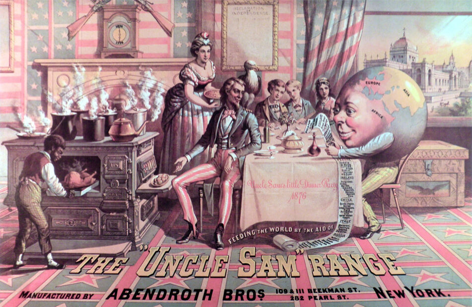 Abendroth Vintage POSTER.Home wall.The Uncle Sam Range Art.1896 - $17.82+