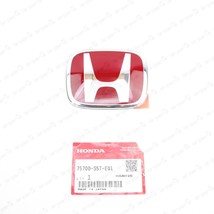 NEW GENUINE HONDA CIVIC EP3 TYPE-R FRONT EMBLEM RED 75700-S5T-E01 - $68.40