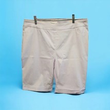 NWT Soft Surroundings Super Stretch 12&quot; Shorts White Size 2X 22W - £36.22 GBP