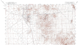 Searchlight Quadrangle, Nevada-California 1959 Map USGS 15 Minute Topogr... - $21.99