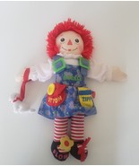 17&quot; DRESS ME RAGGEDY ANN Plush Doll 2002 Interactive Talking Teaching To... - £10.89 GBP