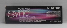 Matrix COLOR SYNC WATERCOLORS Demi-Permanent  Hair Color ~ Black Box ~ 2... - £5.16 GBP+