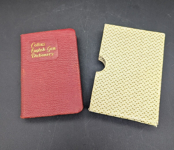 Vintage NEW GEM ENGLISH DICTIONARY 1960 Leather Cover with Gilt Edging i... - £18.30 GBP