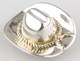 Schöne Sterling Silber Cowboyhut Brosche Von Israelisch Bat-Ami Tolle Teile - €104,99 EUR