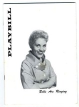 Bells Are Ringing Playbill Judy Holliday 1957 Jean Stapleton Heywood Hale Broun - £14.05 GBP