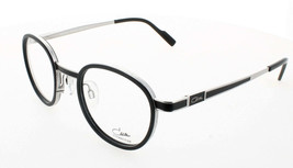 Cazal Current 6028-C002-49 Eyeglasses Eye Glasses C002 BLACK/SILVER Authentic Ne - $169.98