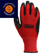 Grease Monkey General Purpose Nitrile Coated Work Large (Pack of 24), Red  - £25.75 GBP