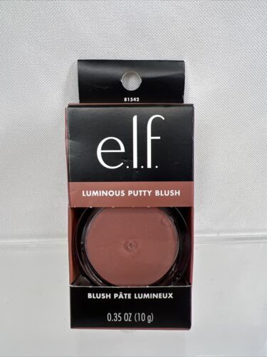 ELF e.l.f. 81542 Luminous Putty Creme Blush MAUI Argan Oil VEGAN 0.35oz 10g - $4.29