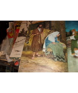 Other Side of 4 sided picture- stable featuring Joseph, Mary and the baby Jesus  - $20.00