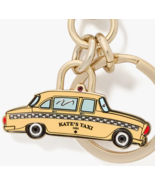 Kate Spade NYC Big Apple Yellow Taxi Cab Key Chain Fob KJ065 Gold NWT $9... - $54.44