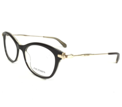 Zac Posen Eyeglasses Frames Amillie CP Grey Brown Gold Cat Eye 52-17-140 - £55.88 GBP