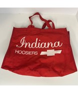 Vintage Indiana Hoosiers Tote Carry Bag Chevy Chevrolet Red - $14.15 CAD